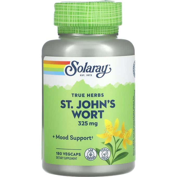 Echte Kruiden, St. Sint-Janskruid, 325 mg, 180 vegetarische capsules