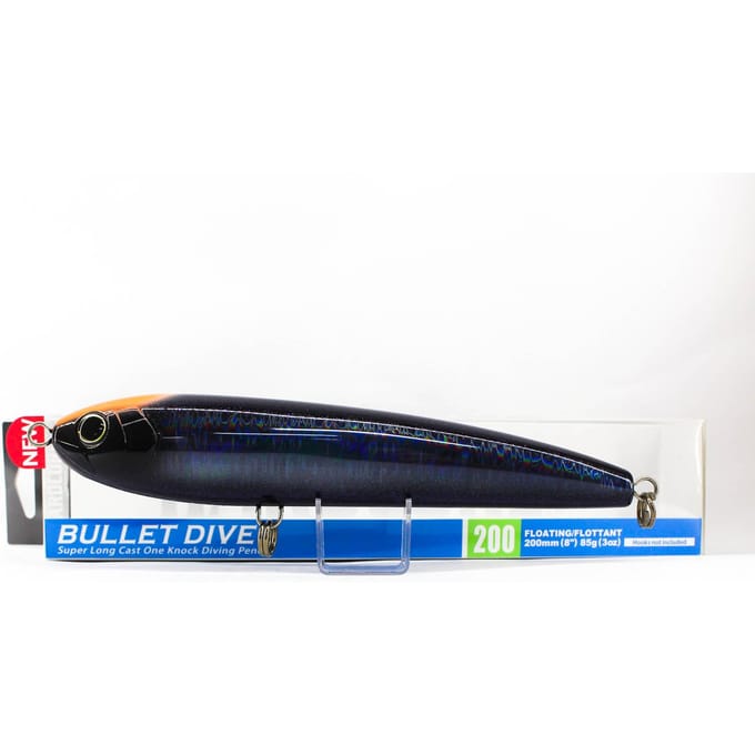 Yo Zuri Duel Hardcore Bullet Dive 200 mm drijvend kunstaas F1241-HSBL (5327) black