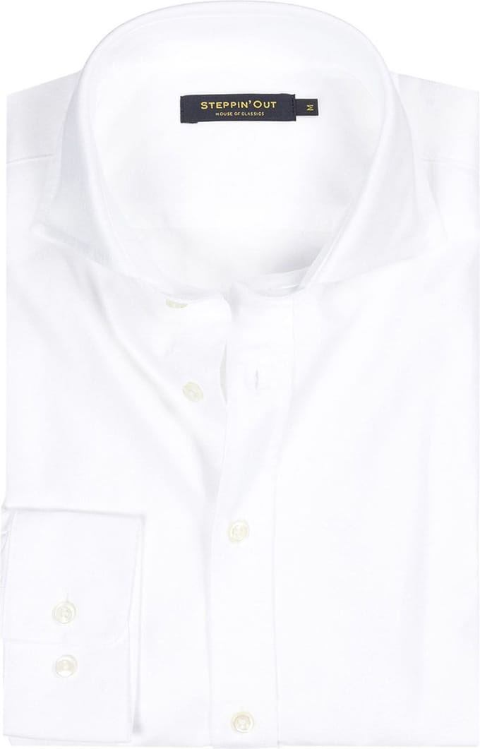 Steppin' Out Overhemd Oxford Wit - Maat 3XL - Heren