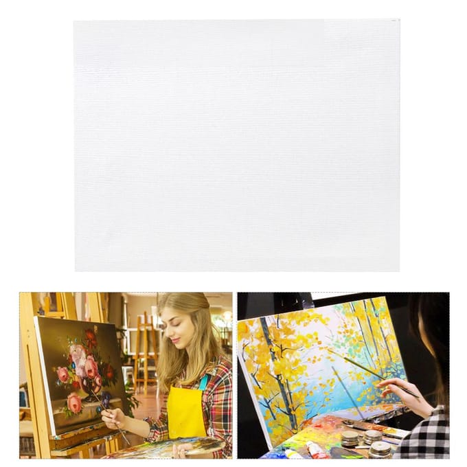 Olieverf Frame Houten Gemengd Linnen Canvas Spieraam voor Schilderen 40x50cm white