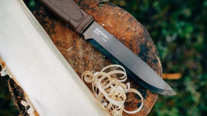 Morakniv Garberg Grand BlackBlade (C) - Leather Sheath