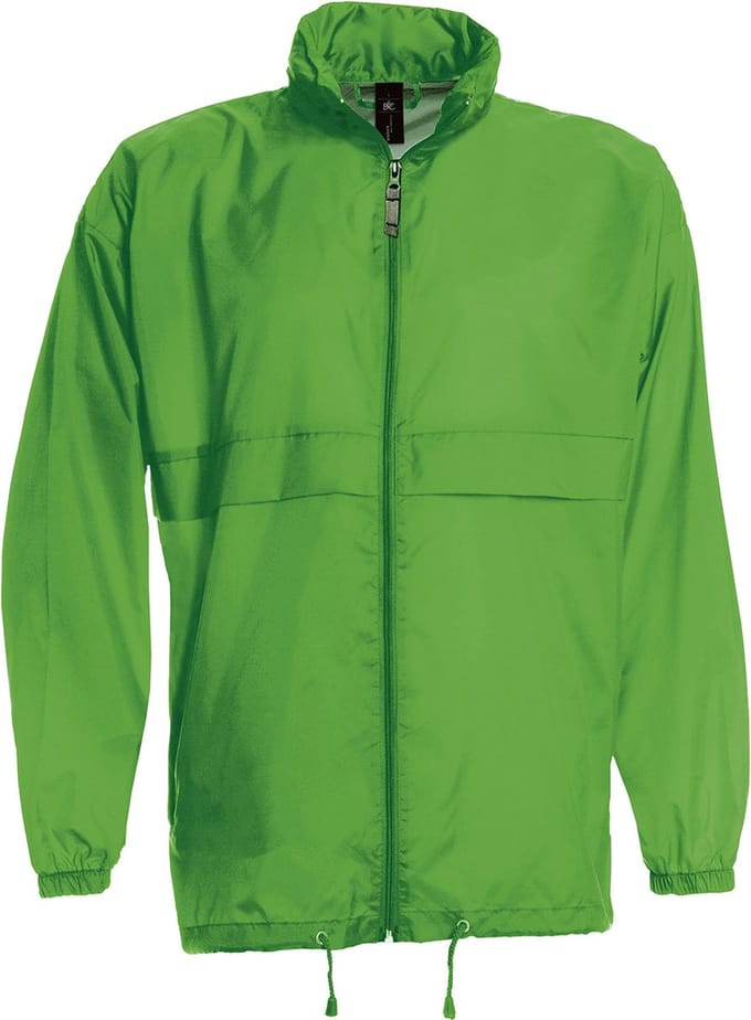 Windjas 'Sirocco Men Windbreaker' B&C Collectie maat S Groen
