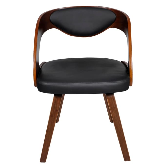 vidaXL - Eetkamerstoelen - 2 - st - kunstleer - bruin