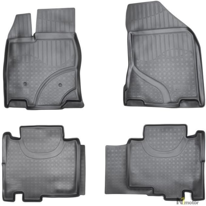 NORM Liners | Tapis De Sol En Caoutchouc TPE Toutes Saisones Pour Ford Edge 2007-2014 noir