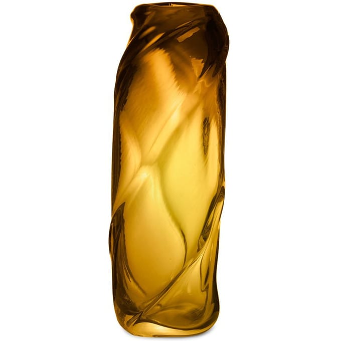 Ferm Living Water Swirl Vaas - amberkleurig