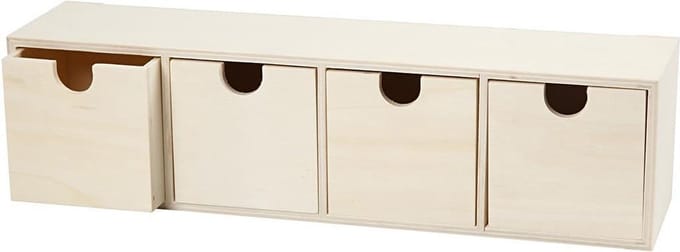 Ladenkast, afm 9,2x34,7 cm, 1 stuk