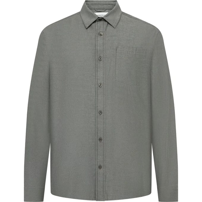 Shirt met lange mouwen KnowledgeCotton Apparel Dune