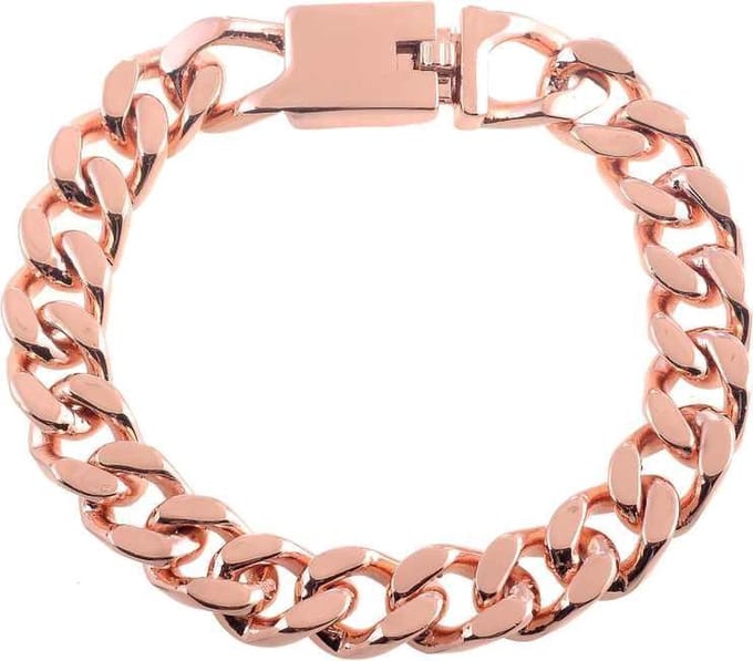 Behave - Roségoudkleurige armband - Uniseks stijlvol cadeau