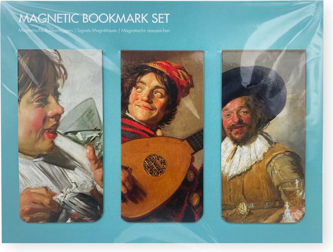 Set van 3, Magnetische boekenleggers , Frans Hals