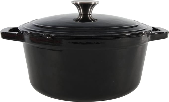 HIT Trading braadpan m 27.5x21x10cm zwart