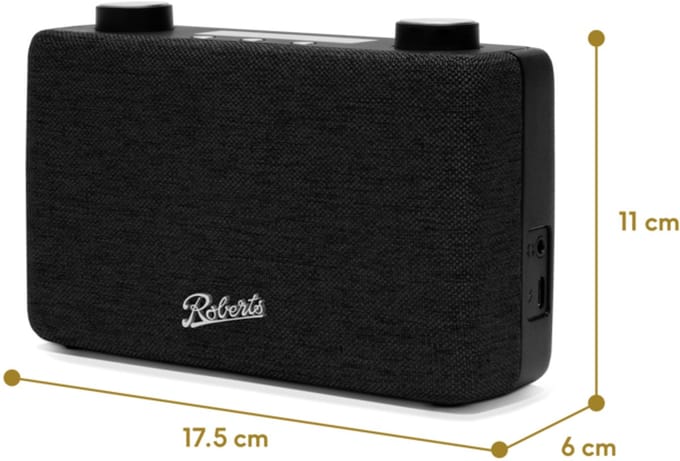 DAB+ radio ROBERTS Play 11 zwart