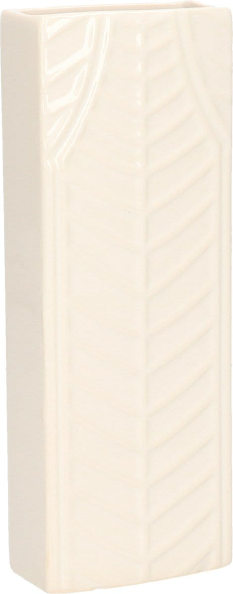 Gerimport Waterverdamper - keramiek - 400 ml - radiatorbak luchtbevochtiger - creme wit