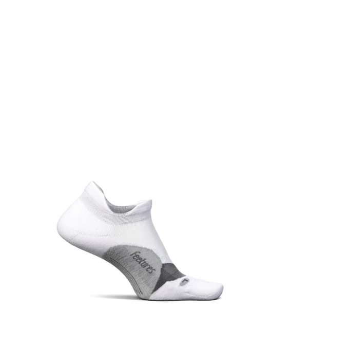Feetures - Elite Light Cushion No Show Tab - White - Wit / MEDIUM