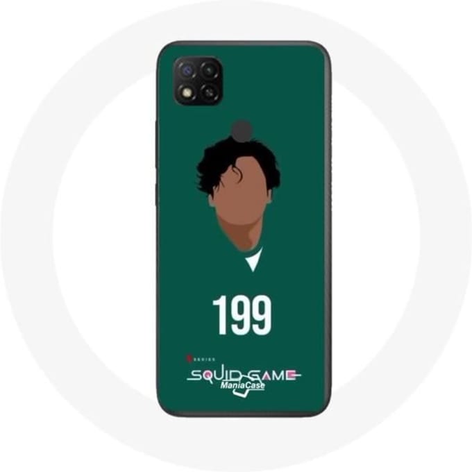 Coque Xiaomi Redmi 9C Squid Game Ali Abdul numéro 199