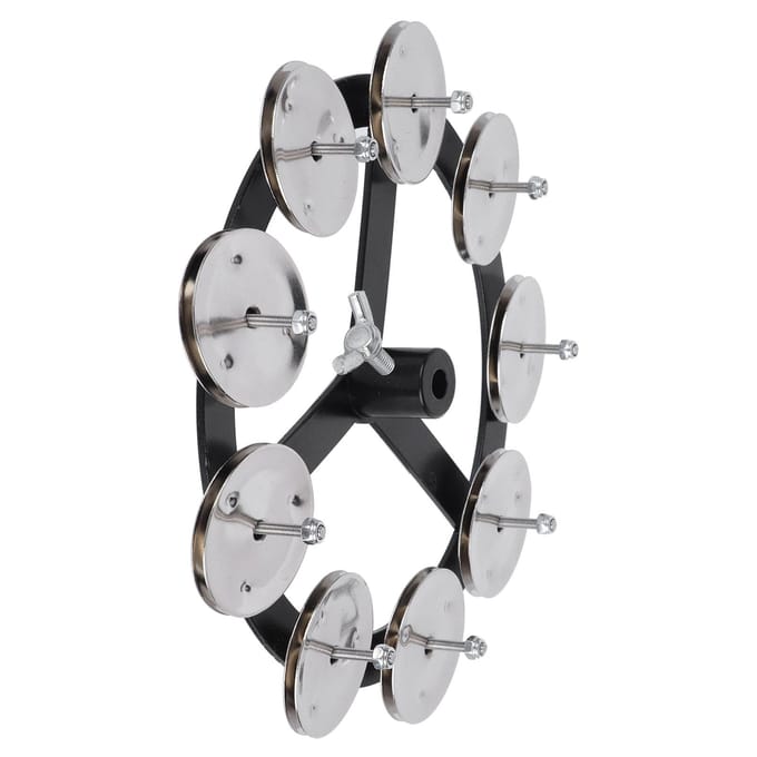 Drum Cimbaal Tamboerijn Jingle Effect Hihat Monteerbaar Percussie Ching Ring Instrument Accessoire white