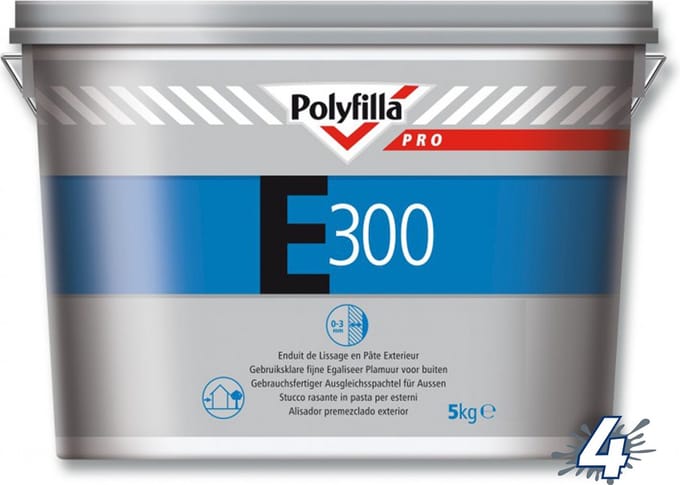 Polyfilla Pro E300 Plamuur - 5 kg   8710839651770   Verf