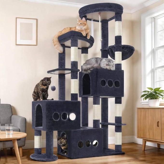 Krabton voor Grote Katten - Krabpaal - Krabplank