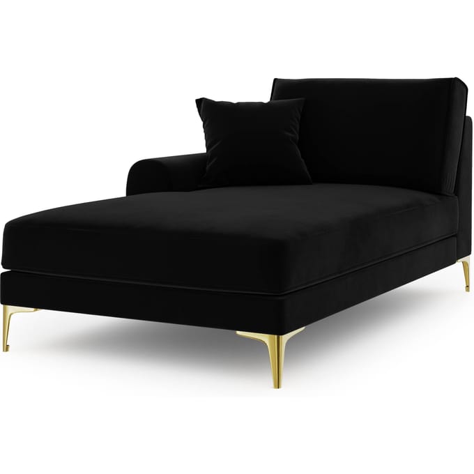 Chaise longue Madara links velvet | Mazzini Sofas
