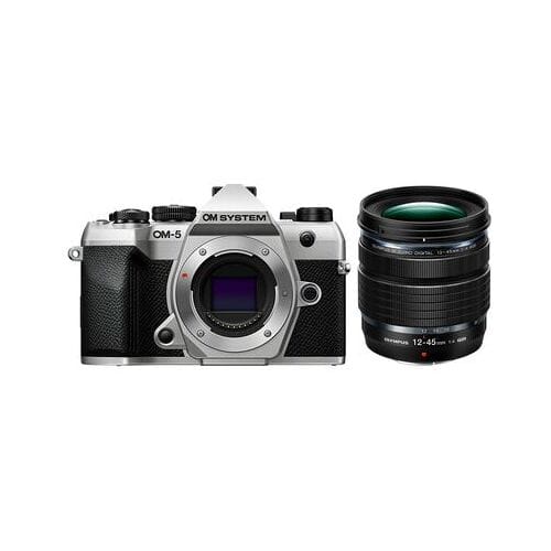 OM SYSTEM OM-5 II body + M.Zuiko AF 12-45mm f/4 Pro ED  zilver