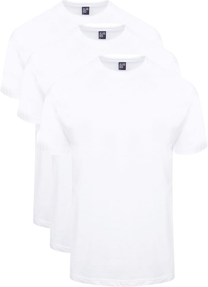 Alan Red T-Shirt Virginia (3pack) -
