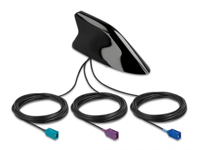 Delock Shark Fin Antenna with LTE + WLAN + GPS multiband