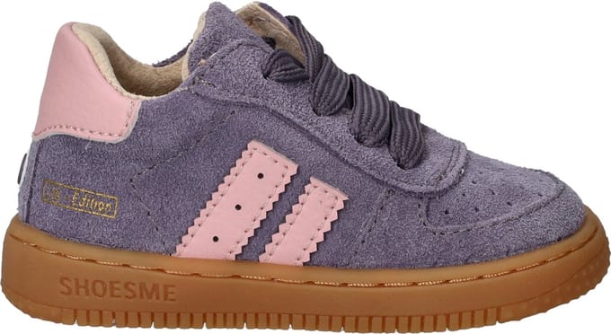 Shoesme paars suède sneakertje