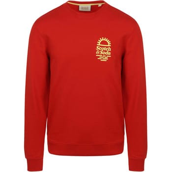 Sweaters Scotch &amp; Soda Sweater Print Rood