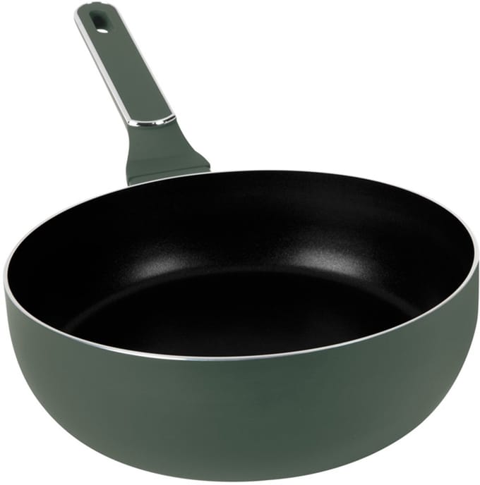 BerlingerHaus 8156 - Wokpan - Flipover - 26 cm - Matt Green collection