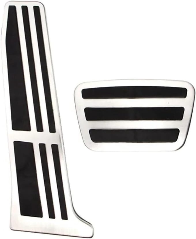 Pedaal Covers - Auto Accessoires - Verbeter Rijervaring - Antislip Oppervlak - 2 Stuks - Metaal