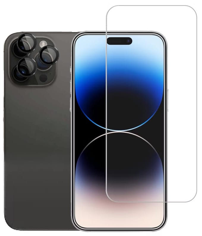 imoshion Screenprotector Gehard Glas Inclusief Camera Lens Protector - Geschikt voor Apple iPhone 15 Pro