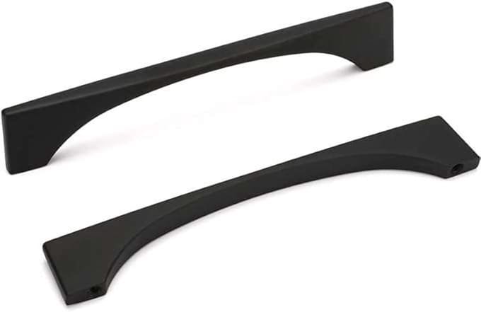 CE - Meubelgreep - Staal - 160 mm - Zwart - Set van 6