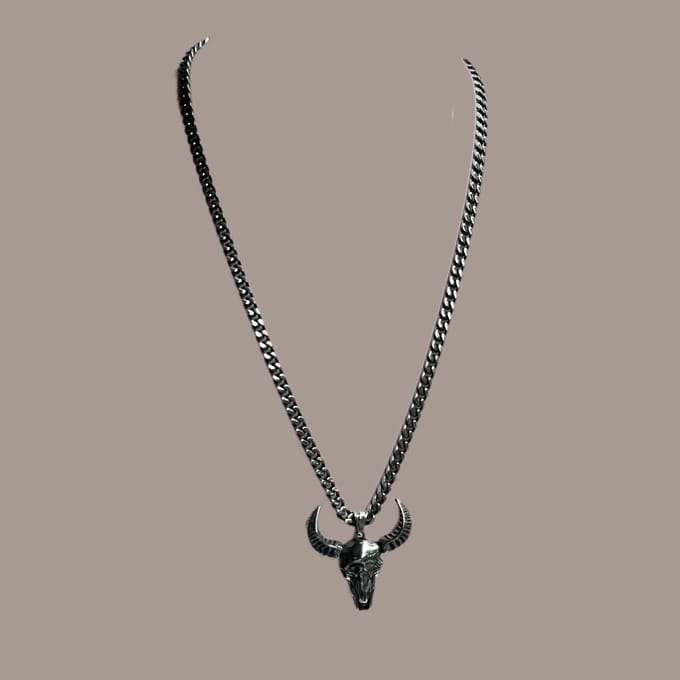 Wolf Men - schakelketting - bulls head - stainless steel