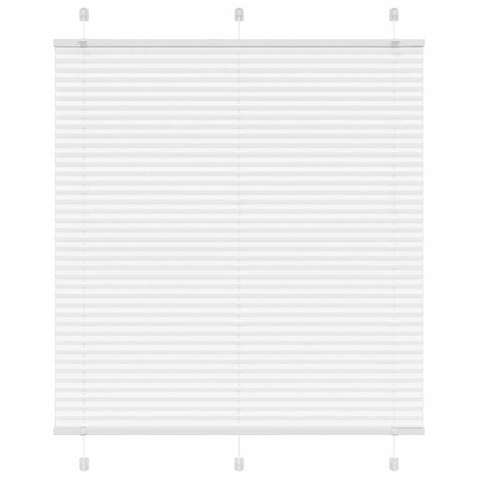 vidaXL - Plissé - rolgordijn - 120x100cm - stofbreedte - 119,4cm - polyester - wit