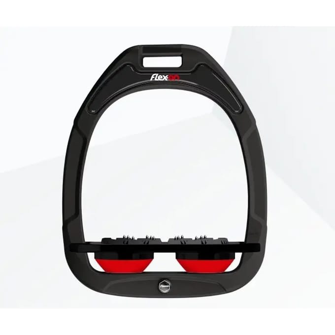 Ultra Grip Platte Beugels Zwart/Zwart/Rood Flex-On Green Composite
