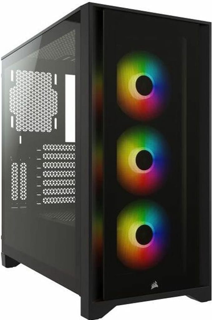 ATX Semi-tower Box Corsair iCUE 4000X RGB Black