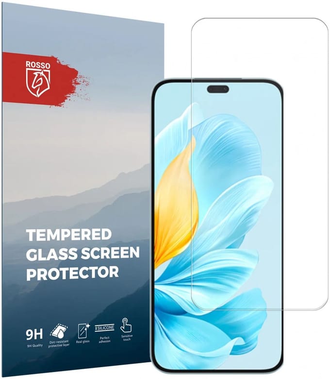 Rosso Screen Protector Geschikt voor Honor 200 Lite | 9H Tempered Glass | Glasplaatje | Beschermlaag | Beschermglas | 9H Hardheid