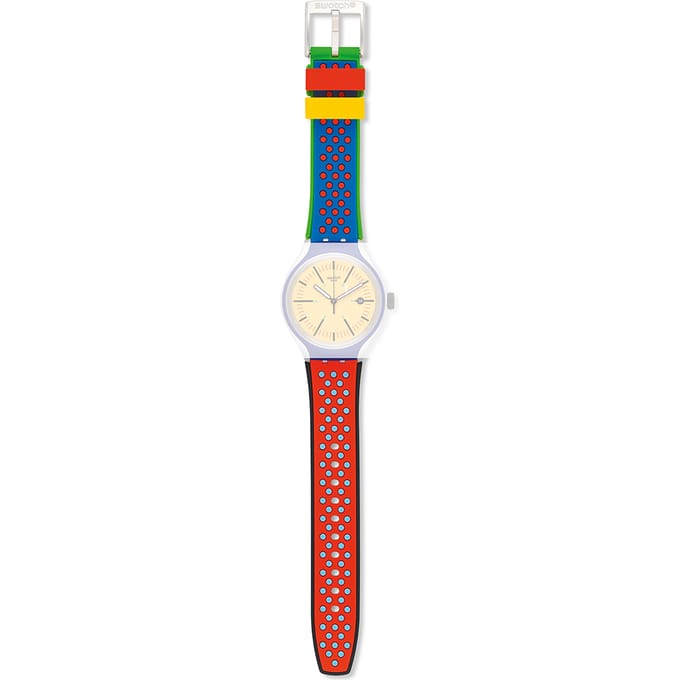 Swatch Mixed Materials - XLite - YE AYES4015 YES4015 Amarelho Horlogeband
