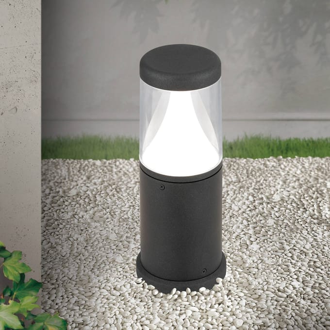ORION LED sokkellamp Midnight, Anti-UV-diffusor, IP65