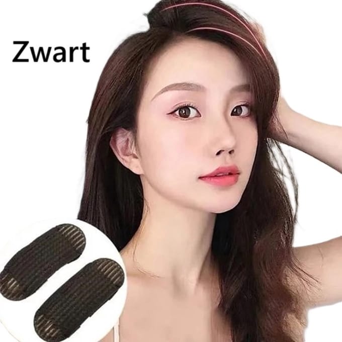 Set Van 2 Haarvolume Clips I Onzichtbare Haarvolume Vergroter I Onzichtbare Haarspeld I Haar Accessoire I Zwart