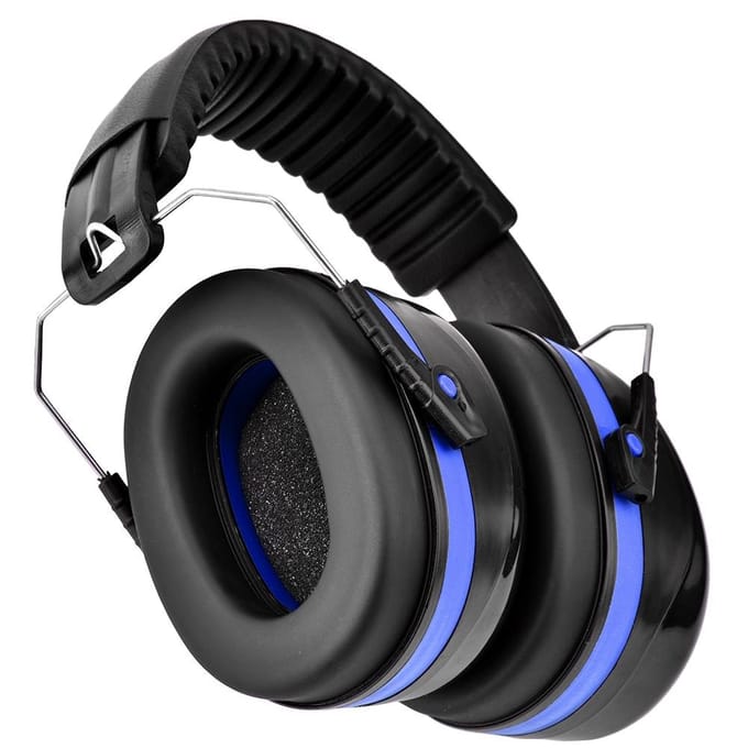 Cache-oreilles insonorisés pour le sport, étude du sommeil, protection auditive antibruit, cache-oreilles(Bleu) bleu