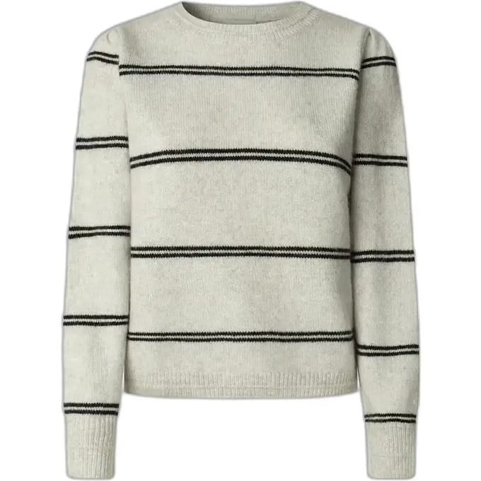 Pepe Jeans Carmela Stripe Trui Beige S Vrouw