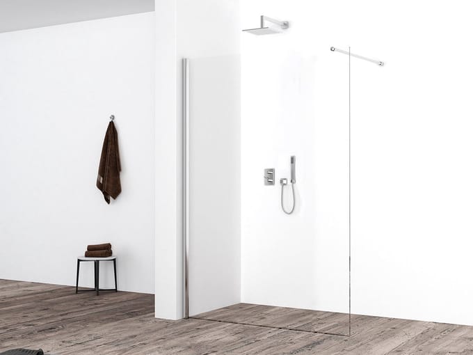 Xellanz Eco Inloopdouche 120 x 220 cm 8 mm Nano - Helder Glas/Chroom