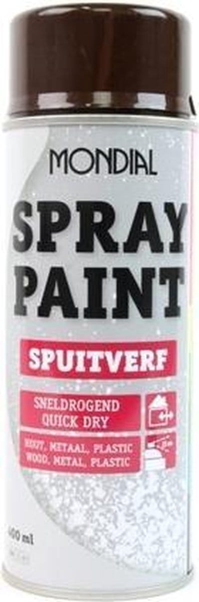 Mondial - Verf Spuitbus - Spuitlak - 400ml - Sneldrogend