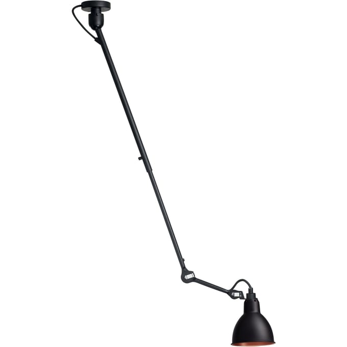 DCWéditions - LAMPE GRAS N°302 hanglamp - zwart/koper - rond