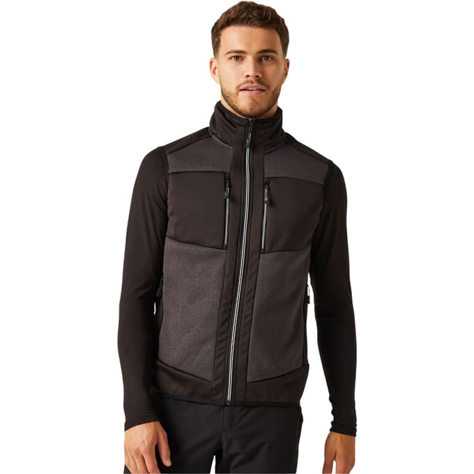Regatta E-Volve Stretch Hybride Bodywarmer Heren (As/Zwart)