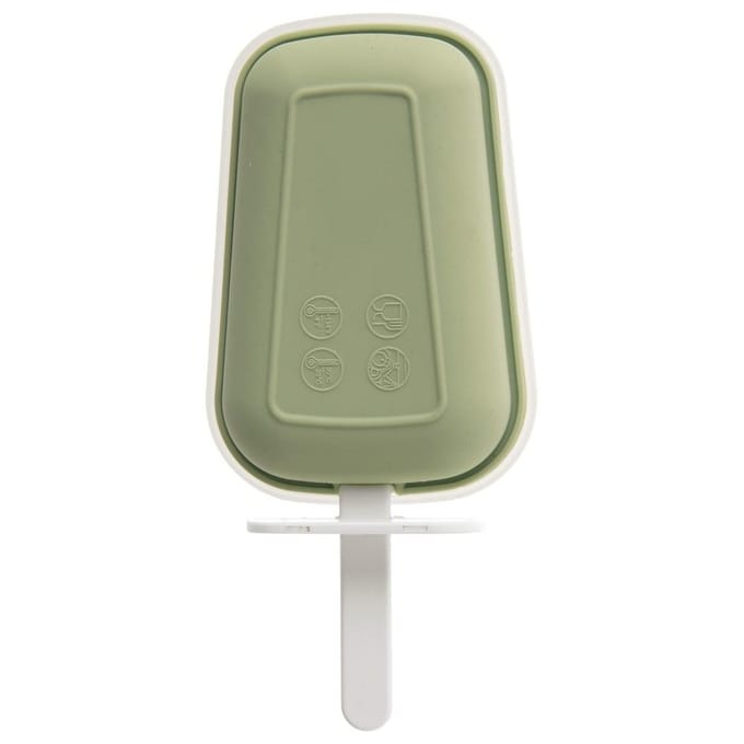 Moule à Glaces Sorbet Forme pour Glaces sur Bâtonnet Silicone avec Couvercle Orion 154402