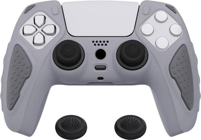 Antislip Siliconen Controller Hoes voor PS5 met Extra Grip & Duim Doppen - Duurzame Bescherming