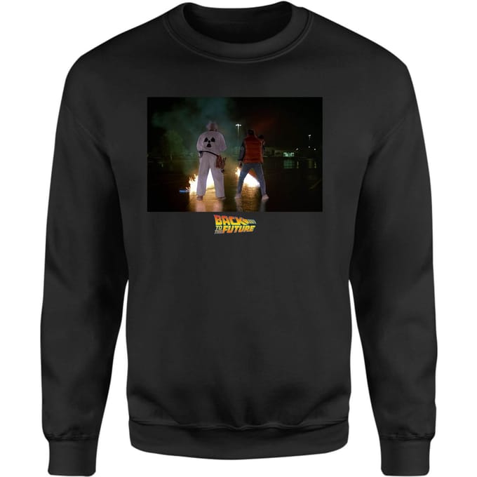 Back to the Future First Test Sweatshirt - Black - XS