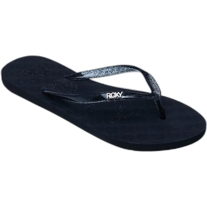 Roxy Viva Sparkle Slippers Zwart EU 36 Vrouw