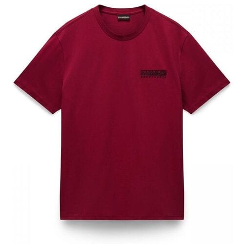 T-shirt Napapijri S-VIGNONI BACK - NP0A4ILX-R1E1 TIBETAN RED
